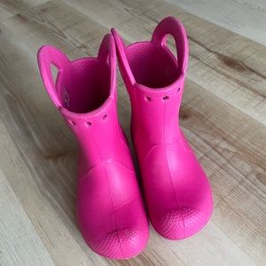 Crocs rain boots size 10